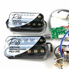 1 Набор LP Стандартный ProBucker шеи и моста электрогитара черный Humbucker пикапы с Pro жгута проводов для EPI