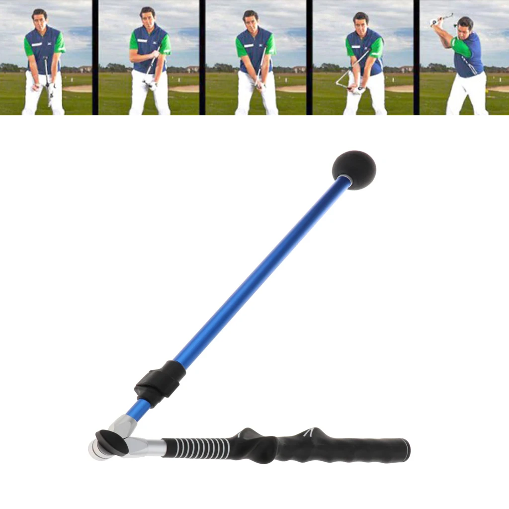 

Telescopic Golf Swing Trainer Position Grip Corrector Learner Auxiliary Tool