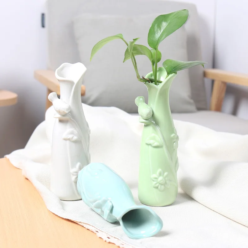 Современные керамические поделки креативная простота ваза украшение для дома |