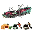 Аквариумные украшения для аквариума, корабль, воздушное раздельное судно, украшение для аквариума, утопленное судно, аксессуары для украшения аквариума