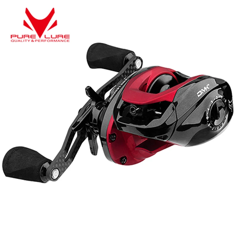 

PURELURE металлическая Рыболовная катушка для подводной рыбалки на большой радиус действия с магнитным тормозом
