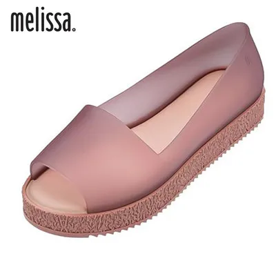 Melissa/женские босоножки; Новинка года; летние женские босоножки с бантом; женская обувь Melissa; нескользящие женские босоножки Melissa из дышащего пластика - Цвет: pink