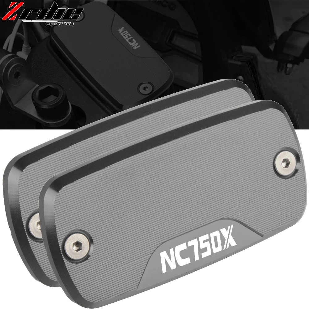 

For Honda NC 750X NC750 X NC750X 2012-2019 2017 2018 New Motorcycle CNC Aluminum Front Brake Reservoir Fluid Tank Cover Oil Cap
