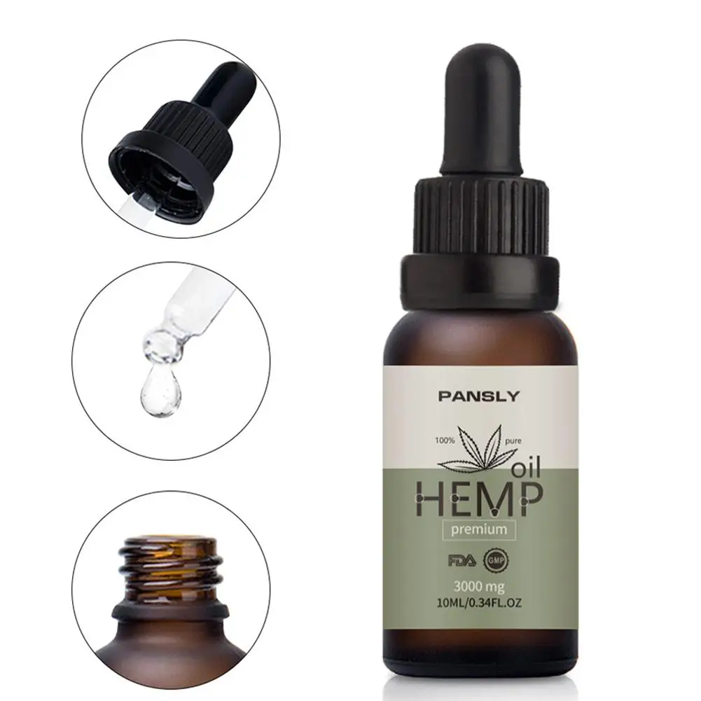 Яркое Гламурное органическое из конопляных семян масла массаж для снятия боли