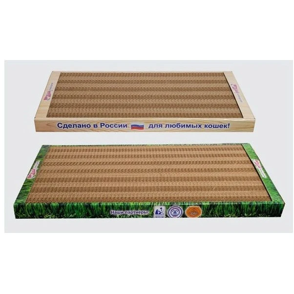 Когтеточка для кошек &quotКогтедралка домашняя&quot с травяной смесью (малая) 50х24х3 5