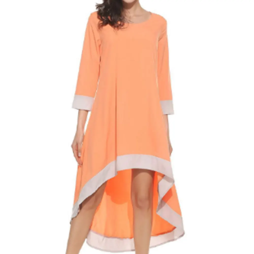 Повседневное женское платье свободного кроя готического размера плюс летнее |