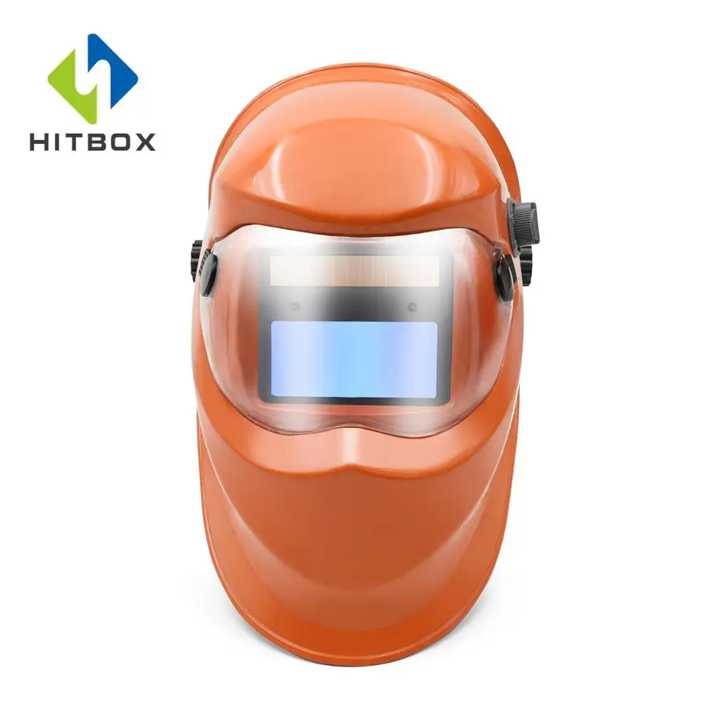 HITBOX сварочный шлем дизайн толстый, но светильник Сварочная маска крутая форма авто затемнение негабаритный вид