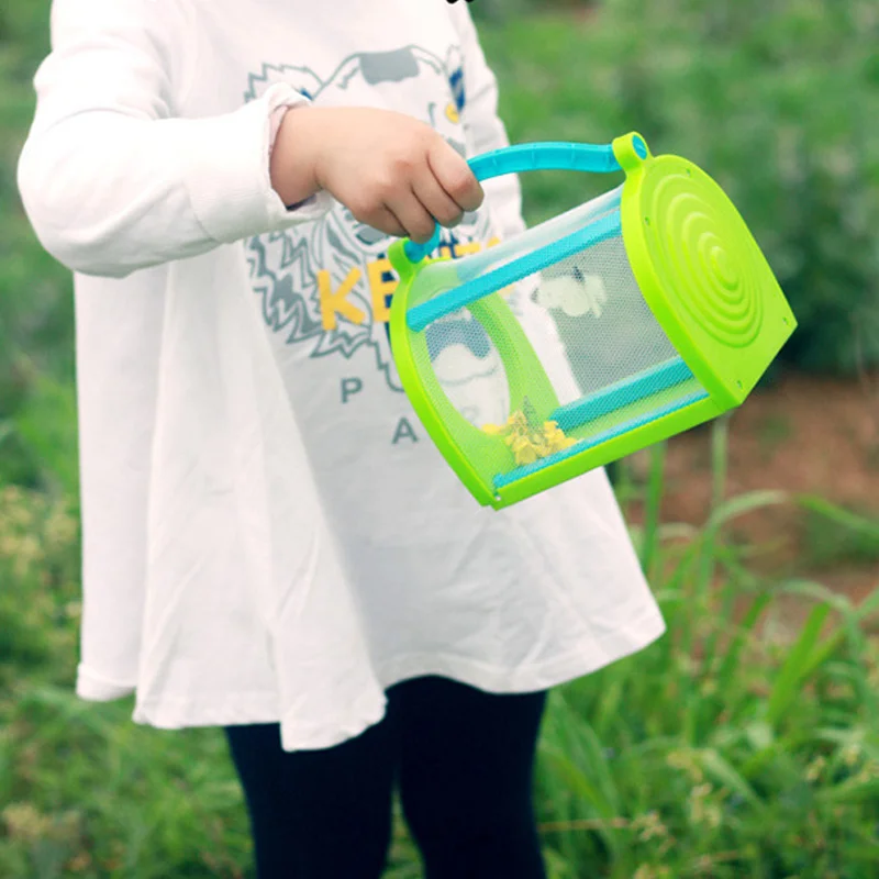 

Insect Cage With Carrying Handle Portable Bug House For Butterfly Dragonfly Cricket KSI999