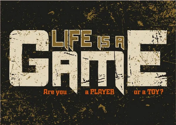 

Life Is a Game Tin Sign Metal Sign Metal Poster Metal Decor Metal Painting Wall Decor