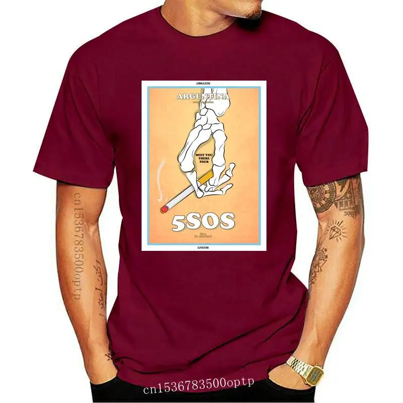 

New 5SOS Meet You There Tour somero Irregular fashion shirt