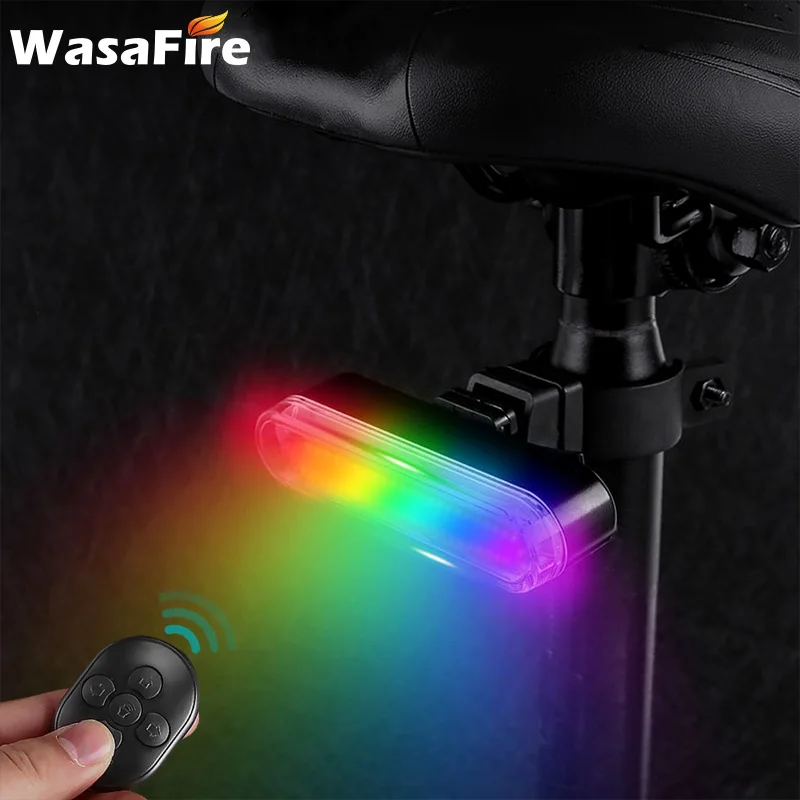 

Hot Sale Bicycle Induction Taillight MTB Bike LED Light Bike Smart Sensor Tail Light Waterproof Cycling Rear Lights USB Charge