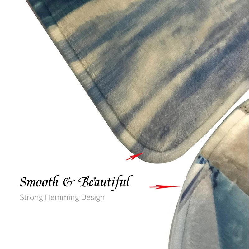 Новинка набор из 3 цветочных ковриков для ванной фланелевые коврики коврик