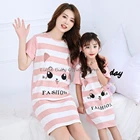 Мультяшная ночная рубашка для девочек-подростков, детская ночная рубашка, летняя Пижама для девочек-подростков, детское ночное платье, одежда для сна, Детская домашняя одежда принцессы