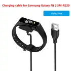 USB-адаптер для зарядного устройства для Samsung Galaxy Gear Fit 2, умный браслет, кабель для зарядки, шнур, зарядное устройство, подставка, умные аксессуары