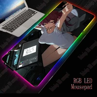 4090cm mairuige anime sexy girls large rgb non slip led mouse pad gaming accessories laptop pc mousepad xxl keyboard desk mat