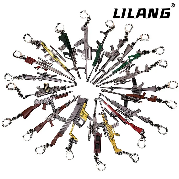 Модный PUBG Eat Брелок цыпленок Battlegrounds рюкзак боевой сковорода шлем 98k брелок оружие