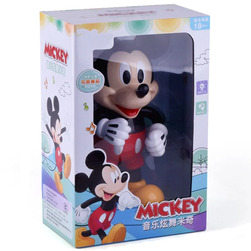 Микки и Минни Маус электрическая музыка Dazzle Танцующая Игрушка Микки свет Танцующая кукла пазл ранний образование интерактивная игрушка детский подарок - Цвет: C