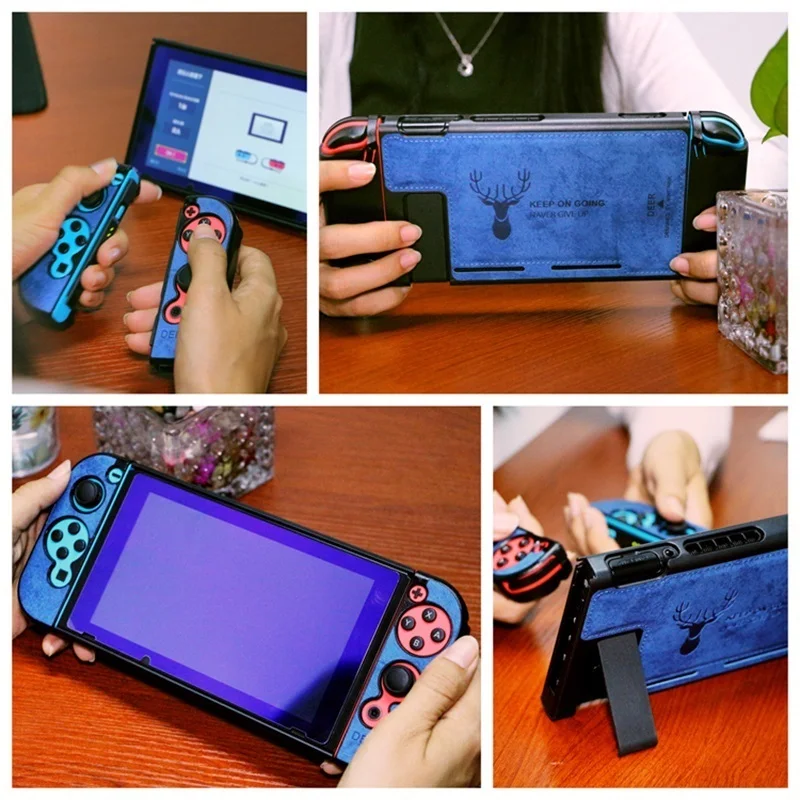 Тканевый чехол, силиконовый защитный чехол для задней панели Joy-Con, защита от пота, для переключателя с переключателем, с защитой экрана
