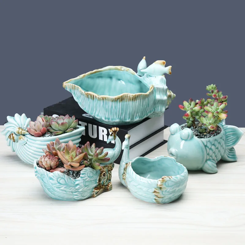 Сказочное украшение для сада горшки цветов суккулентов цветочный горшок