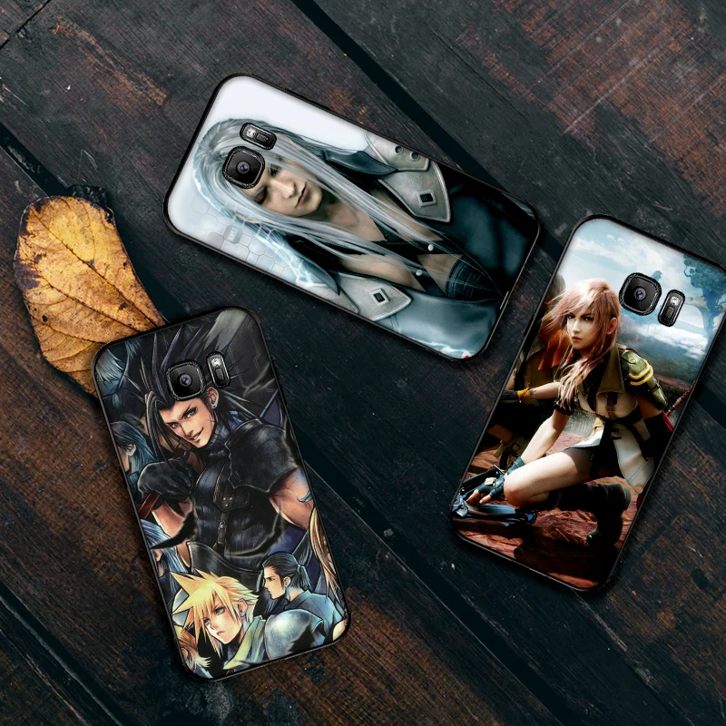 Японской игры Final Fantasy VII Мягкий силиконовый чехол для телефона samsung A70 60 A50 A40 A30 A20 10