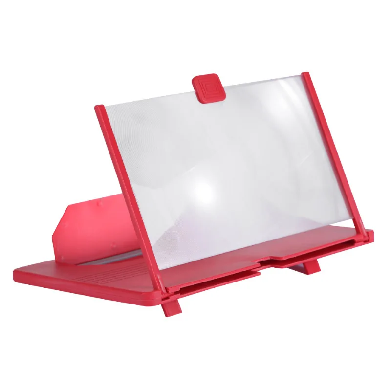 

Creative Stretching 3D Mobile Phone Video 12 Inch Mobile Phone Screen Magnifier Screen Amplifier Bracket Folding Enlarged Stand