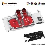 barrow gpu water cooling block for galaxy rtx 3070tioc video card cooler full cover watercoolerwith back plate bs gam3070t pa