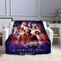 supernatural blanket throw exorcist flannel tv singel warm plush throw for fans bed home decoration sofa dropshipping