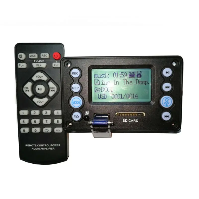 DC 5V 4 0 микрофон порт записи Bluetooth MP3 декодер плата модуль USB SD WAV WMA горячая