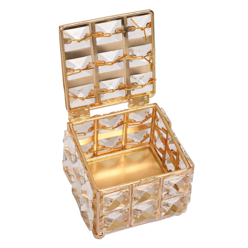 Домашний декор стразы коробка для хранения сережек колец жемчужин органайзер с