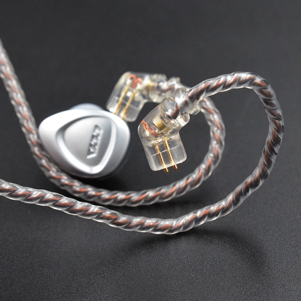 Витой из бескислородной меди аудио кабель для CCA плотным верхним ворсом KZ Hi-Fi