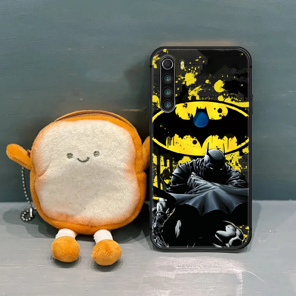 

Super Hero Bat-Mans Phone Case Cover Hull For XIAOMI Redmi Note 6 7 8 9 10 T S A K 20 30 40 Pro black Bumper 3D Shell Trend