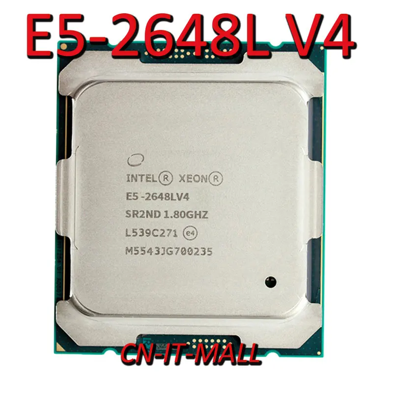

Intel Xeon E5-2648L V4 CPU 1.8GHz 35M 14 Core 28 Threads LGA2011-3 Processor