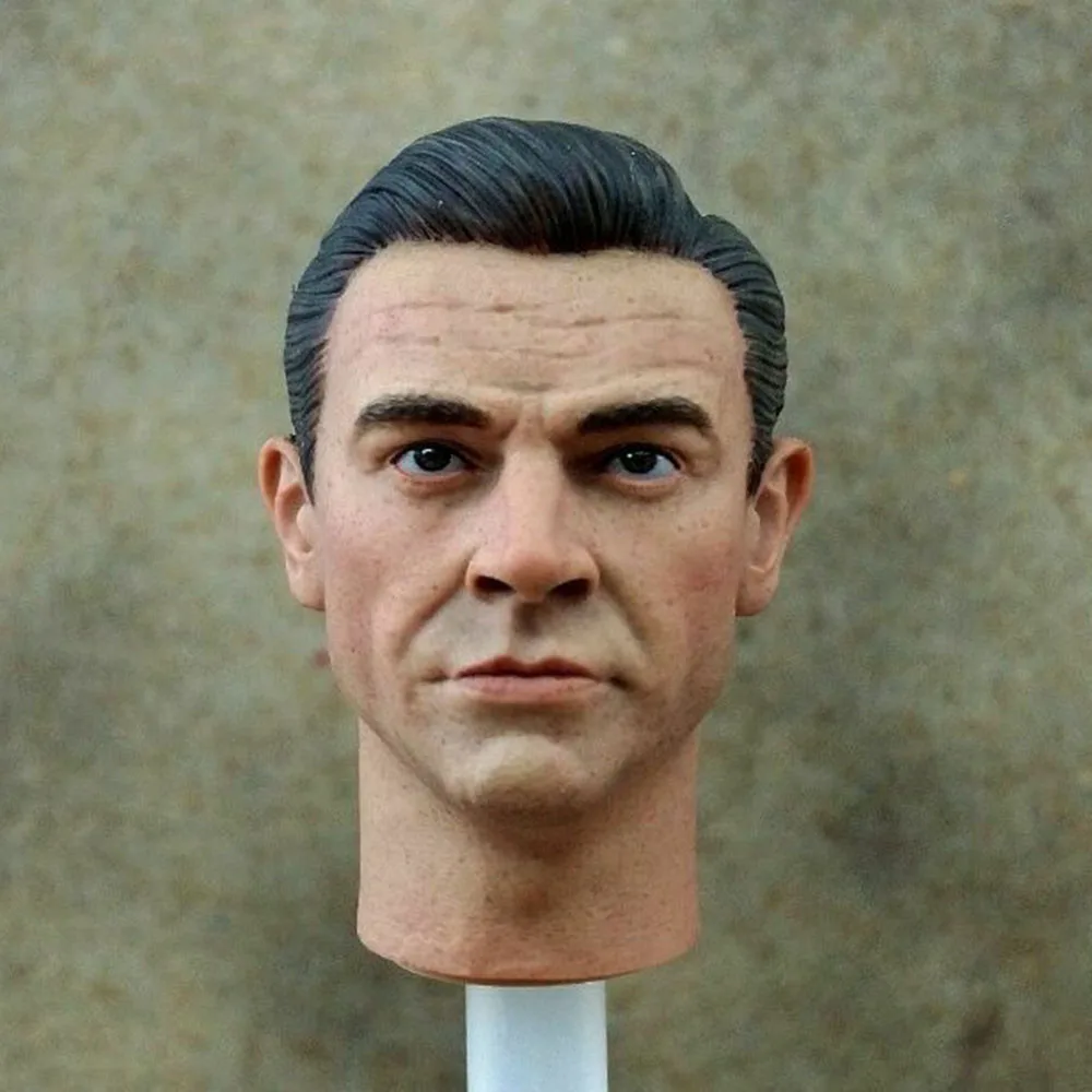 1/6 весы с кристаллами Sean Connery актера лидер 007 детектив Солдат Рисунок Головы