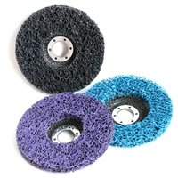100mm115mm poly strip disc abrasive wheel paint rust clean remover grinding wheels for motorcycles durable angle security