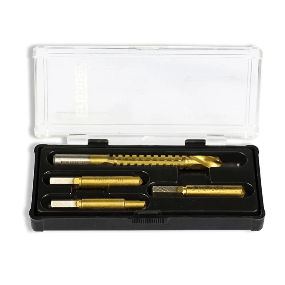 Поврежденный Винт экстрактор с отверстием пилы набор сверл 4 шт. сломанный болт