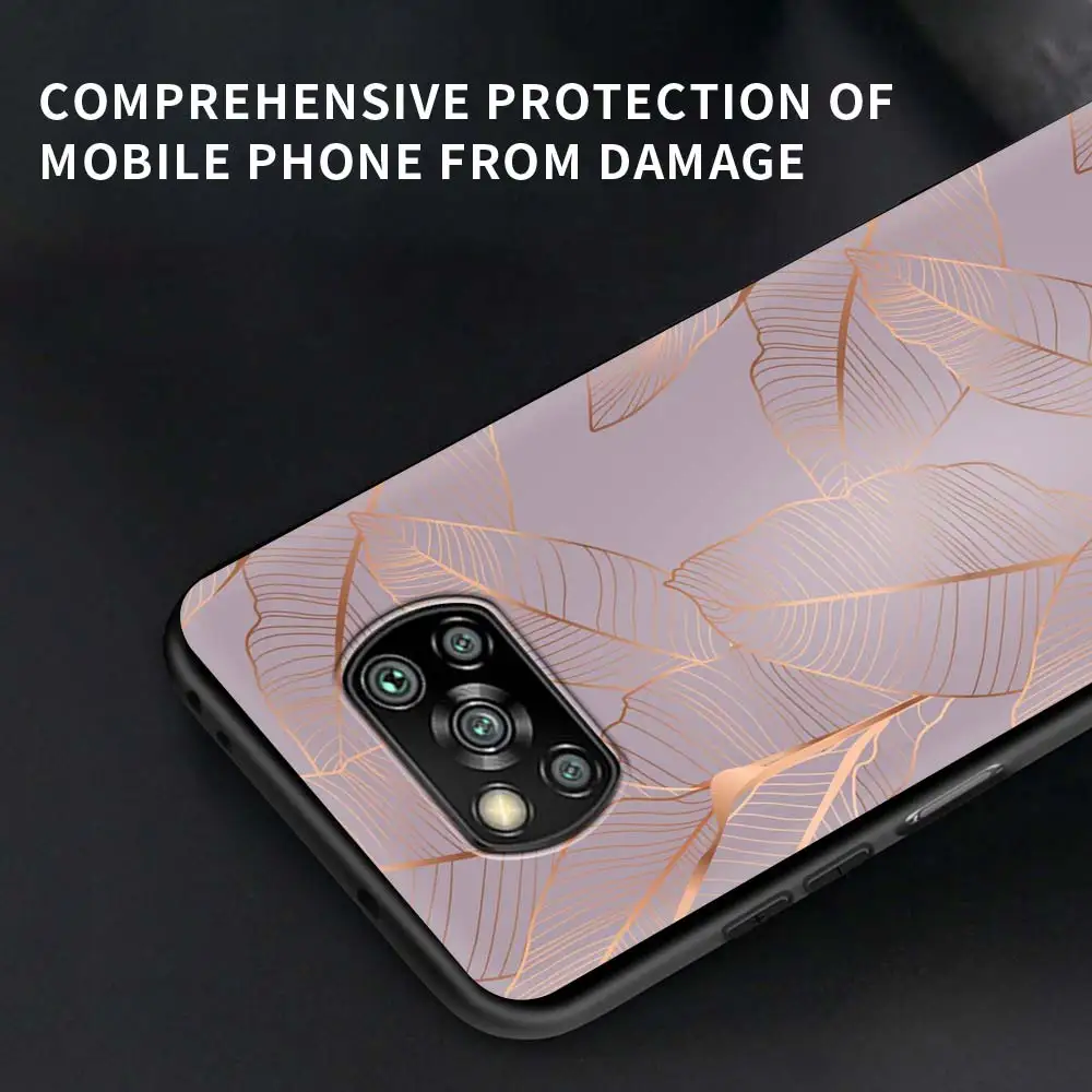 gold rose love heart case for xiaomi poco x3 nfc m3 f3 f1 mi 11 ultra 10t 10s 9 8 a2 lite pro 9t note 10 phone cell coque cover free global shipping
