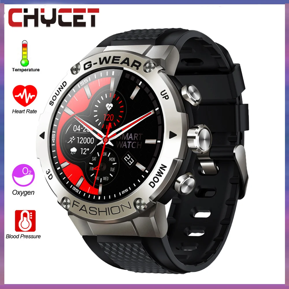 

CHYCET 2021 NEW Men Smartwatch Women Smart Watches Heart Rate Fitness Tracking Sports Step Calorie Smart Watch for IOS Android