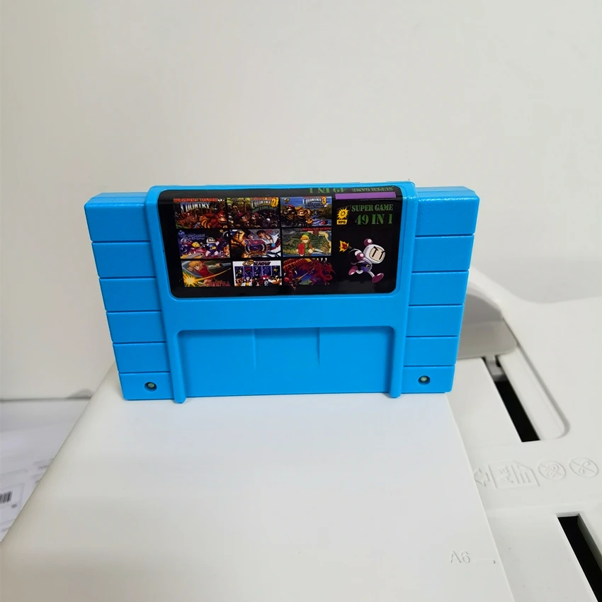 Картридж Super 49 в 1 для игр с аккумулятором Mari World мобильный костюм со всеми