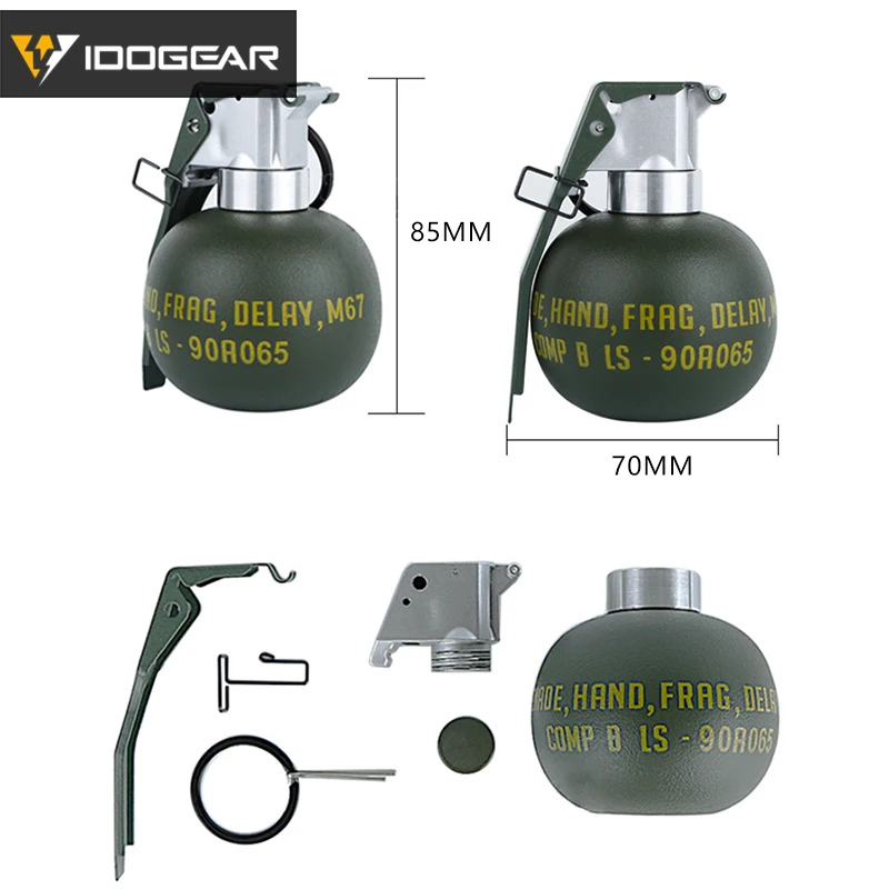 IDO GEAR M67 Модель кузова гранаты манекен Frag Gren быстросъемное Stun Gear косплей 3934| |