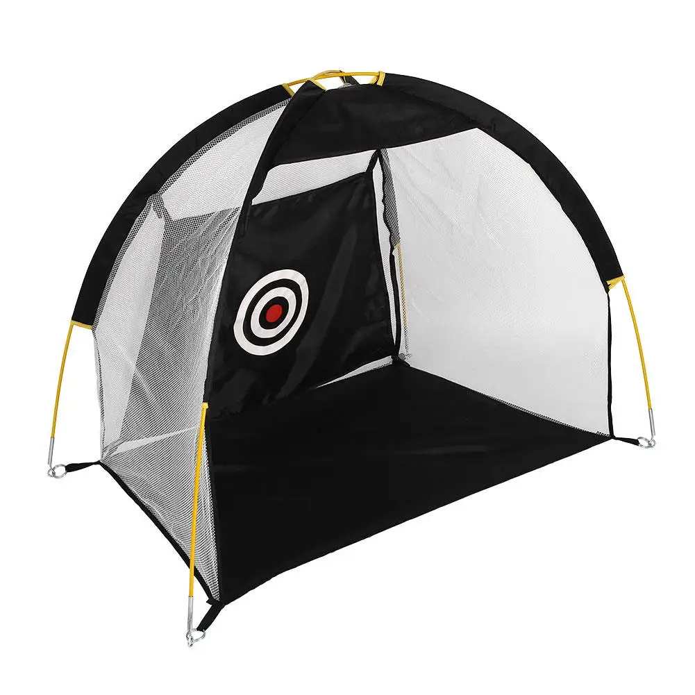 

Outdoor Portable 1M Golf Training Cages Practice Net Training Free Driving Mat