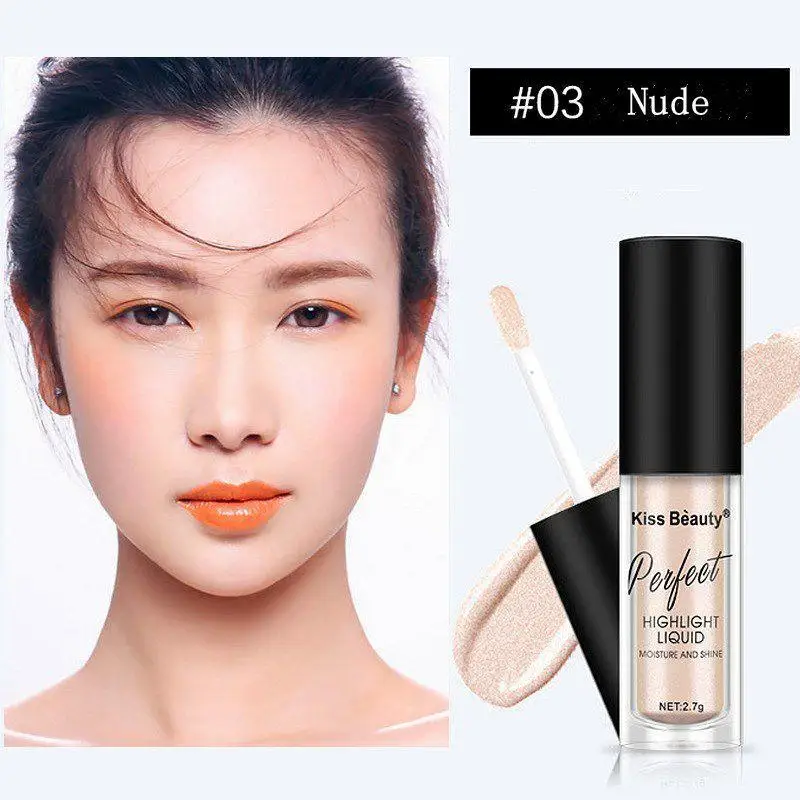 Золотистый отбеливатель контура глаз сияющий мерцающий макияж инструменты для