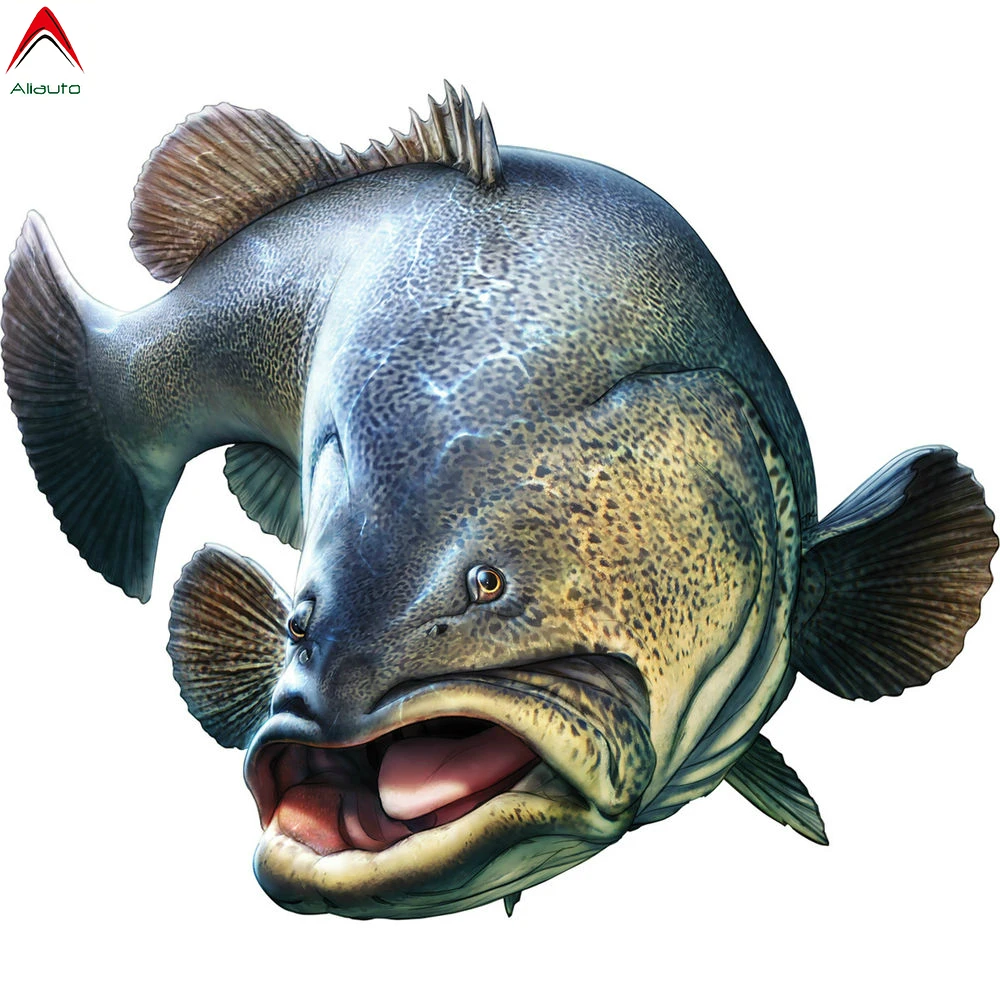 Автомобильная наклейка Aliauto с рыбками аппликация для животных морской рыбалки