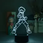 Bluetooth 3D иллюзионные светильники, декоративная настольная лампа, светодиодный ночник, мой герой, Академия, мидория, изюку, украшение комнаты, подростковые поклонники, подарки