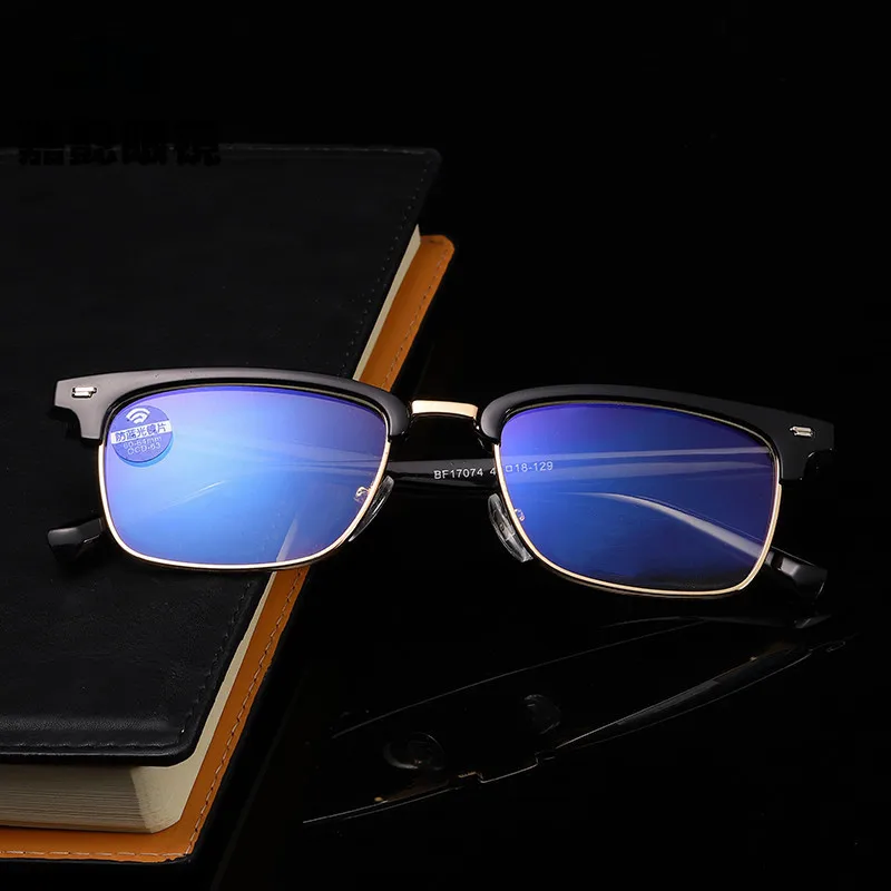 

OLNYLO Fashion Reading Glasses Men Women Ultralight Presbyopic Glasses Black Square Eyewear Far Sight Glasses +100 To +400