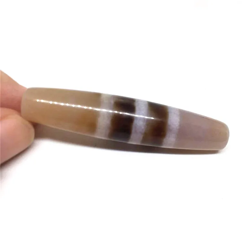 AAA Grade Tibet Strip Beads 13MM*58MM Natural Agate First-line pharmacist Powerful Amulet Tibetan Dzi DIY Jewelry | Украшения и