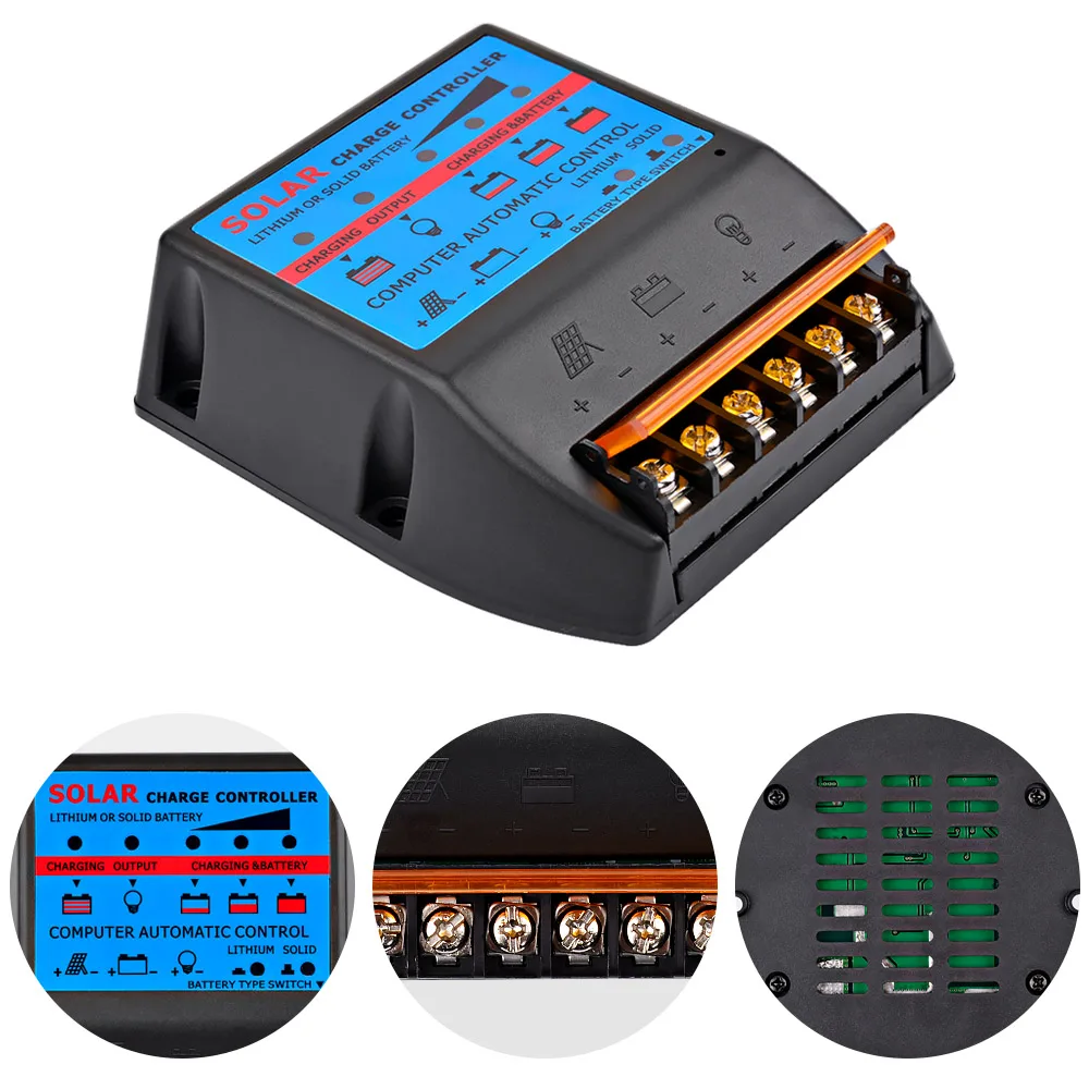 

SUNYIMA 12V 24V Solar Charge controller 20A 30A 40A 50A Solar Panel Regulator Lithium Solid Battery Controllers