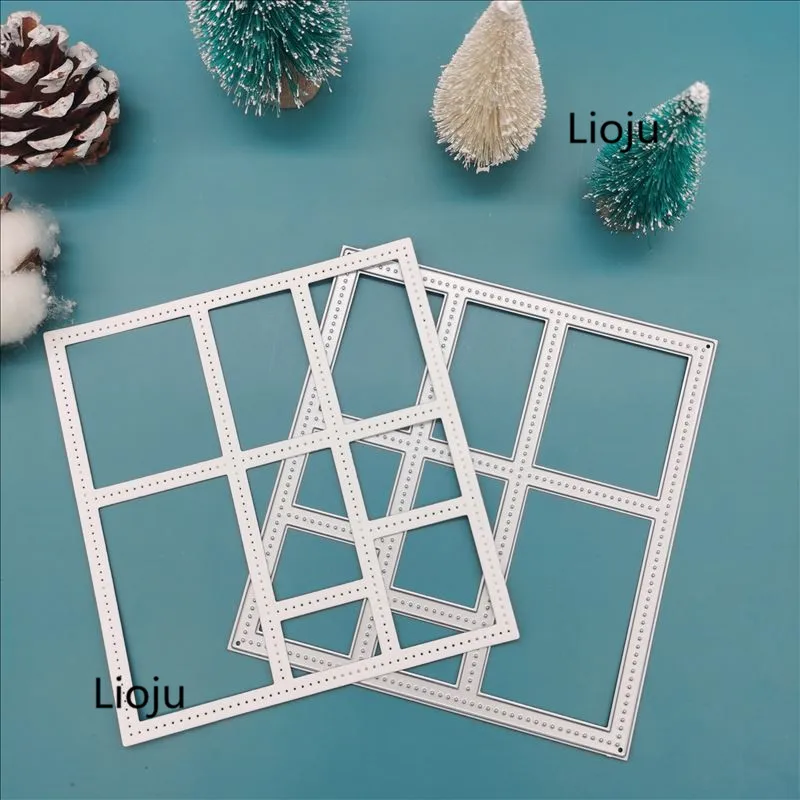 Рамка металлические штампы круглые трафареты для сделай сам Скрапбукинг