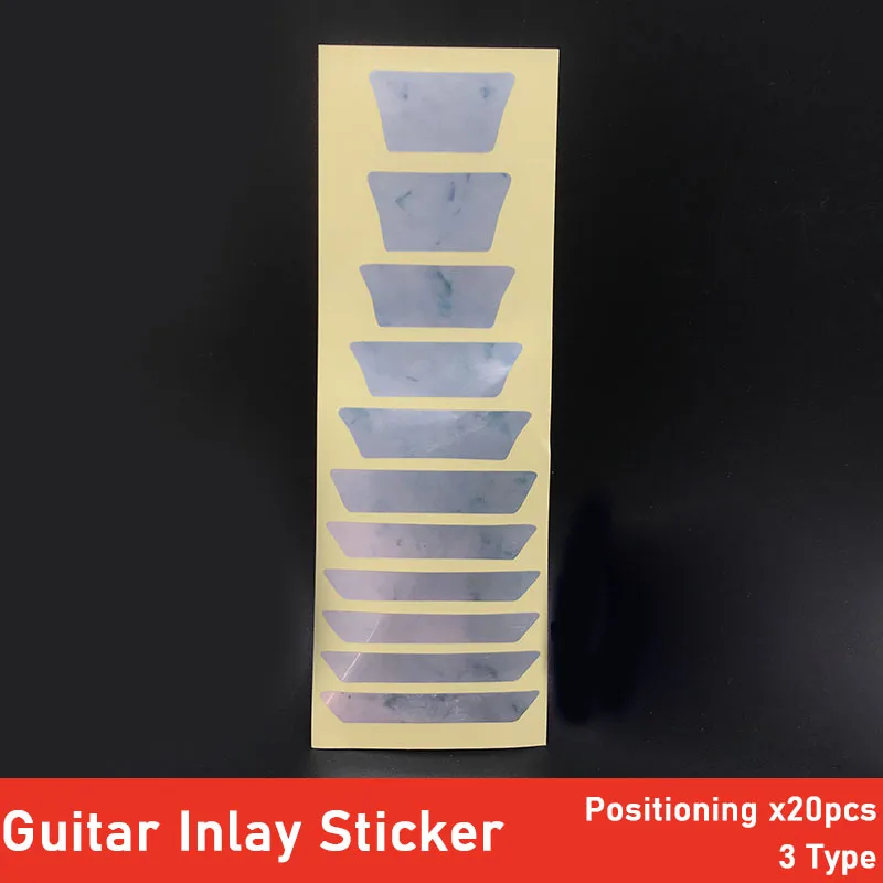 

20pcs Acoustic Electric Guitar Inlay Sticker Positioning Imitation Abalone Fretboard Decals Guitar Neck Sticker Guitarra Parts