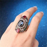 jewelry party women huge ring rings vintage size 7 10 wedding