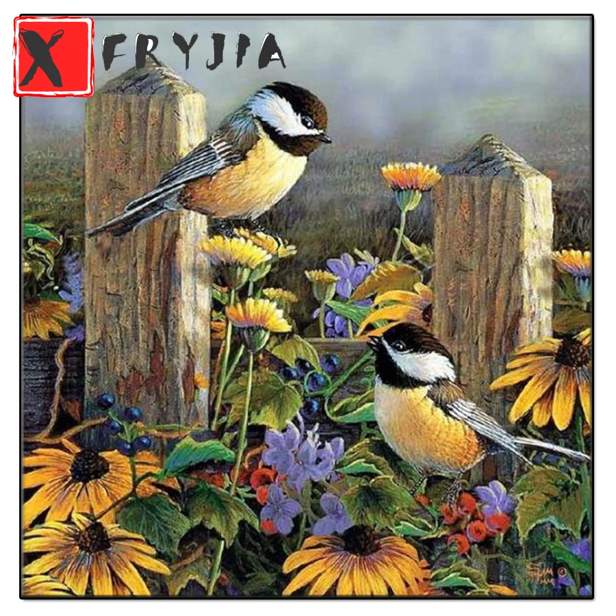 pictures 5d diamond painting Farm landscape bird full novelty 2021 mosaic art full round square diamond embroidery icons new hot